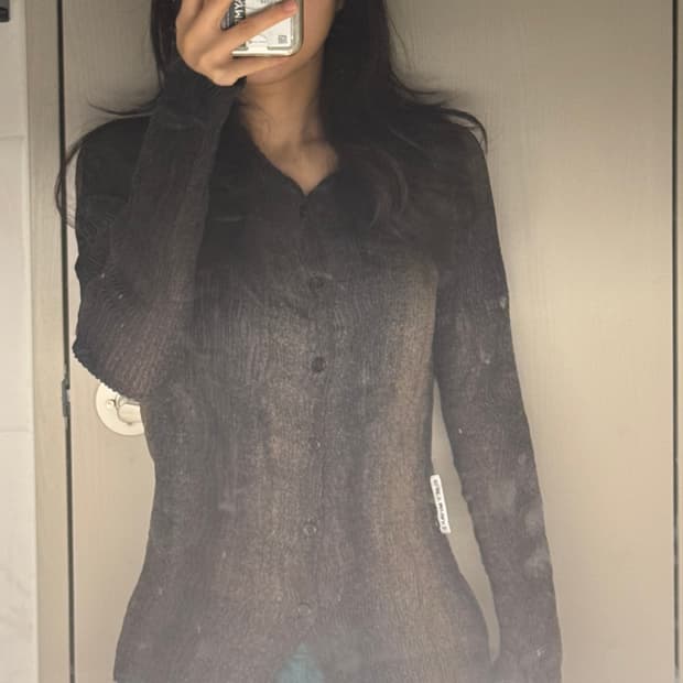 Issey Miyake pleats 이세이미야케 플리츠 가디건 2/m