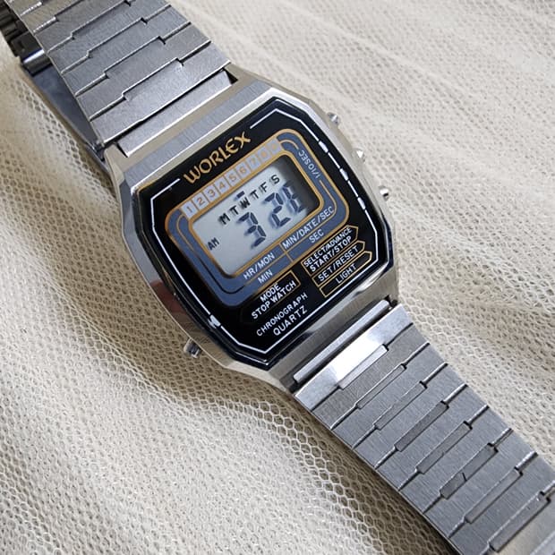 80s90s WORLEX 월렉스 빈티지 전자시계