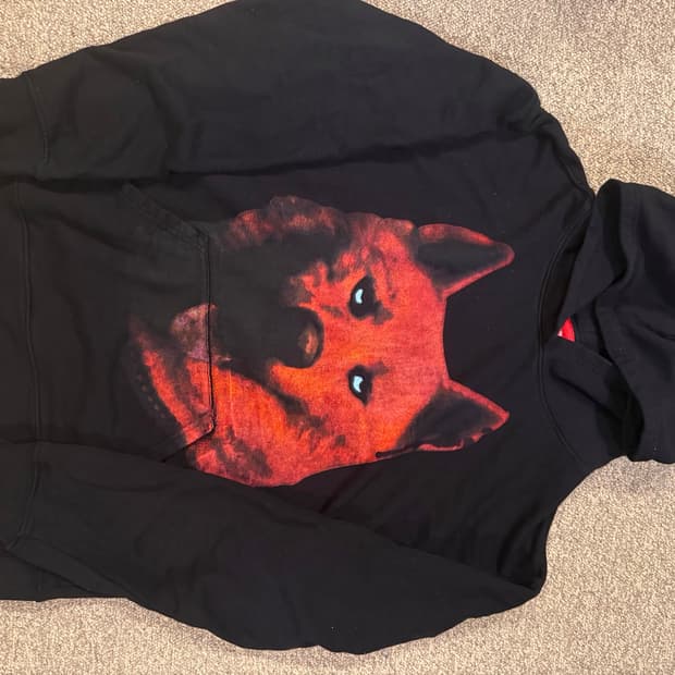 2004 N.E.R.D Fly or Die Dog Hoodie L
