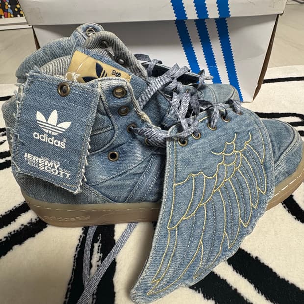 아디다스 제레미스캇 윙스 데님