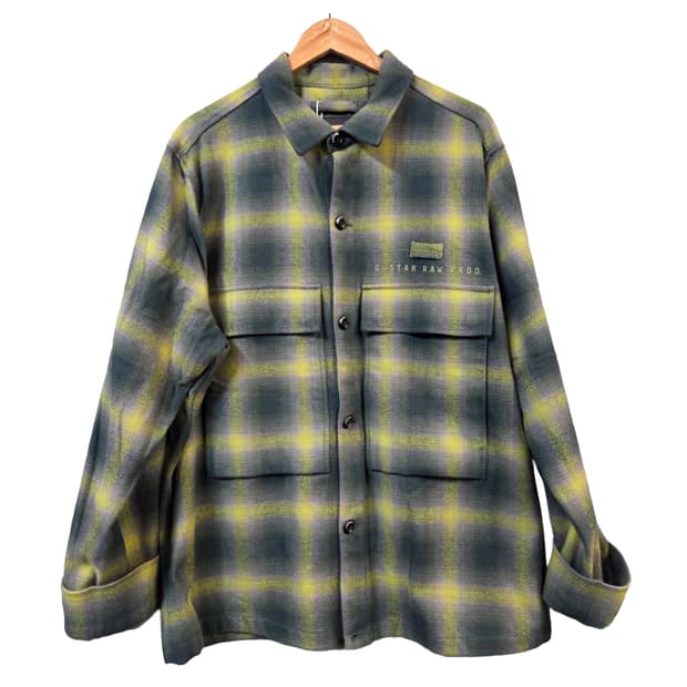 G-Star Raw 체크 셔츠 자켓(XXL)디피용