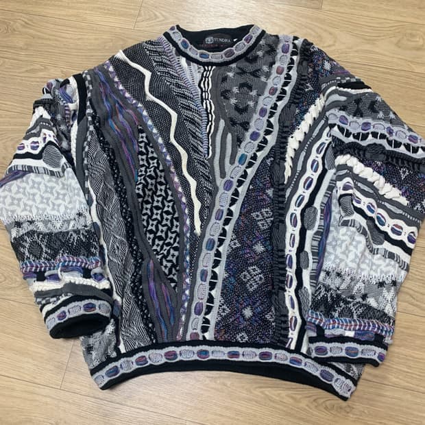 M)TUNDRA Canada 멀티패턴 니트(Coogi.St)