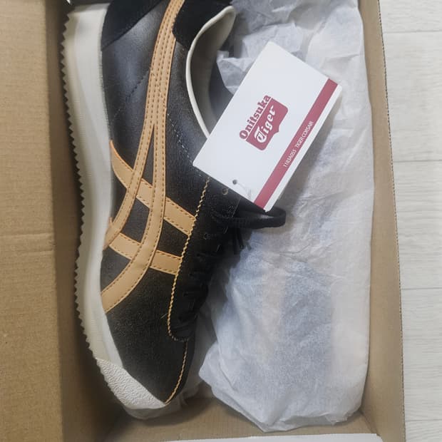 Onitsuka Tiger 코르세어 블랙/브라운 미사용