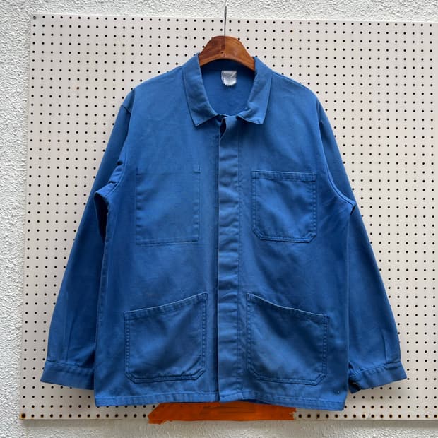 OLD VINTGAE SKY BLUE FRENCH 빈티지프렌치워크자켓