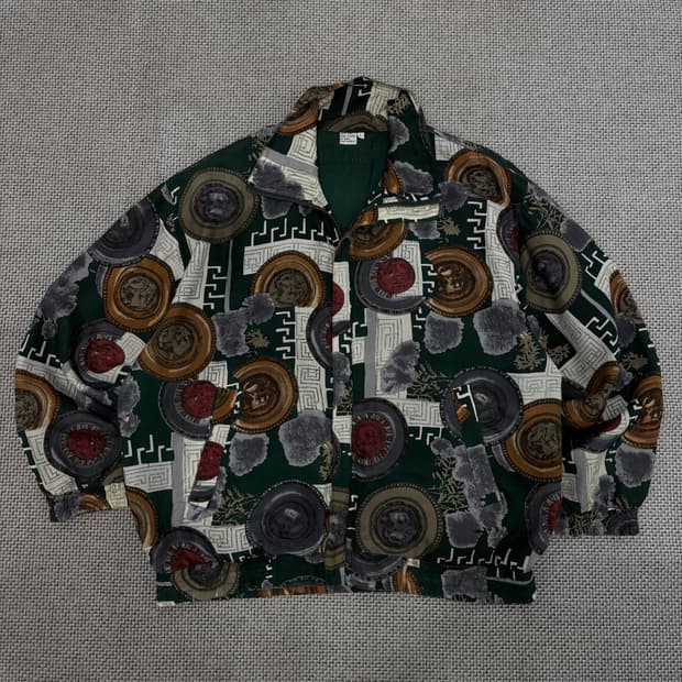 Japanese vintage 에스닉 바로크 패턴 자켓