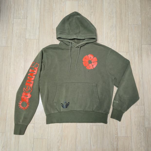 아디다스 Originals 후드티 카키