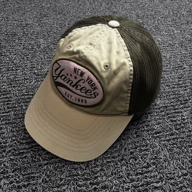 MLB 뉴욕 양키스 카모 레트로 메쉬 트러커캡 1854