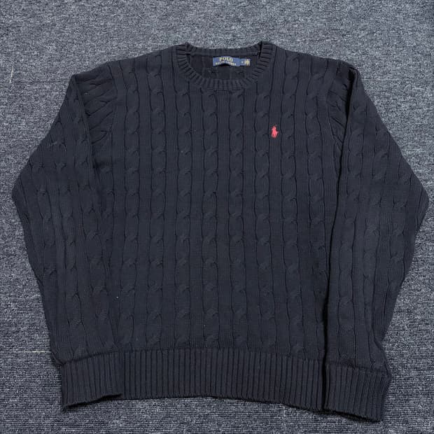 폴로 랄프로렌 꽈배기 니트