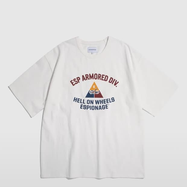 에스피오나지 반팔 XL Heavyweight Tee Off White
