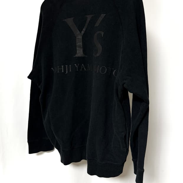 요지야마모토 90s 시그니처 러버 맨투맨