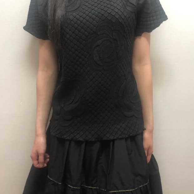 빈티지 블랙 오리엔탈 탑