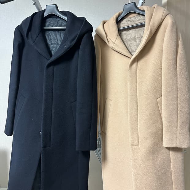 지오지아 후드코트 95 다크네이비 베이지 (1벌당 가격)