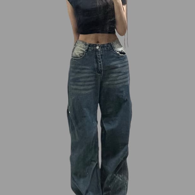 빈티지워싱데님팬츠