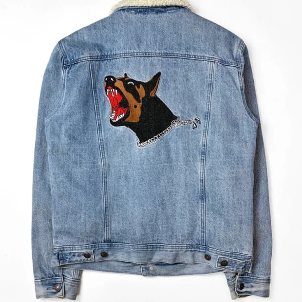 오베이 OBEY 오프 더 체인 데님 트러커 자켓 PN5449