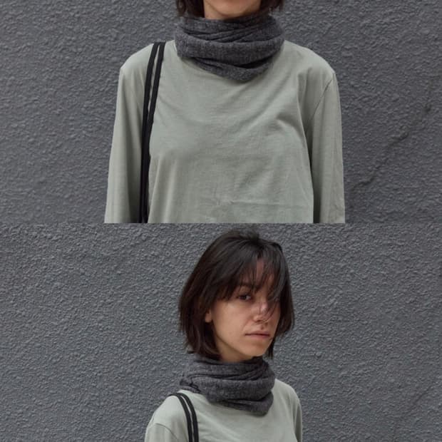 머듈 [034] long scarf grey