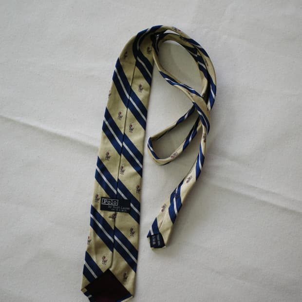 80s 폴로 넥타이