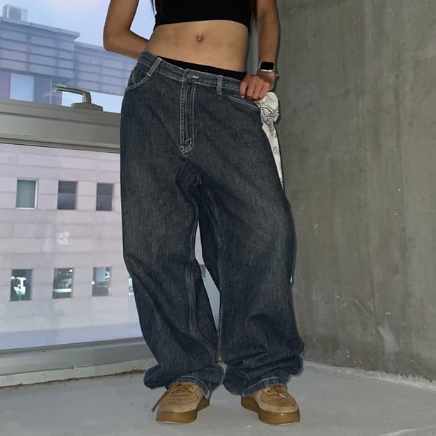 seanjohn wide denim pants