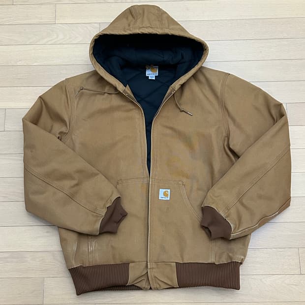 칼하트 덕액티브자켓 브라운 컬러 (J140)