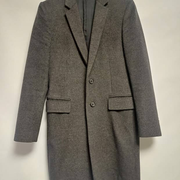 TIME 한섬 남성 울캐시미어 코트 95