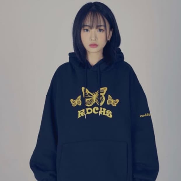 러디칙스 나비 후드티