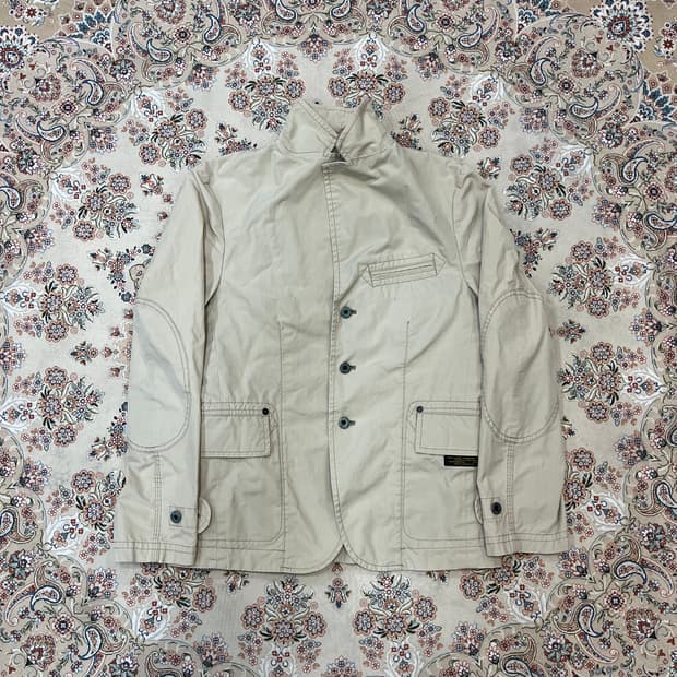 폴로 진스 3B 스탠드카라 블레이저 자켓