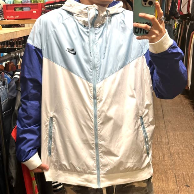 [HI] 나이키 바람막이 스카이블루