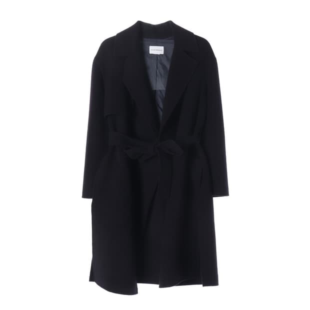 클럽모나코 캐시미어 혼방 벨티드 롱 코트