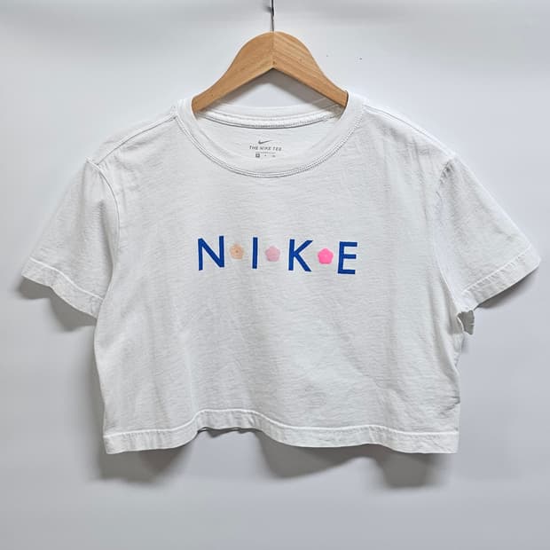 나이키 여성 크롭티셔츠 S