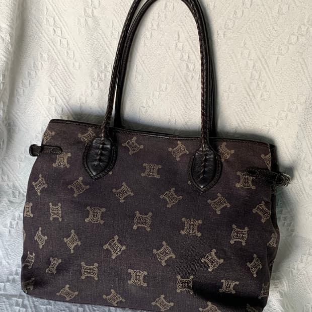 🖤 CELINE 셀린느 데님 마카담 숄더백