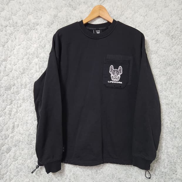 H595 [M] 라이프워크 남성 오버핏 맨투맨 티셔츠