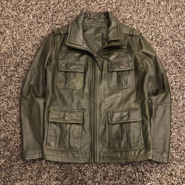 비욘드클로젯 양가죽 쿼드포켓 레더 가죽 자켓