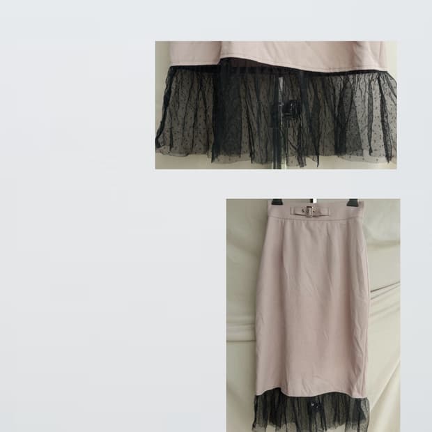 Pink Belted Skirt 핑크 벨트 스커트
