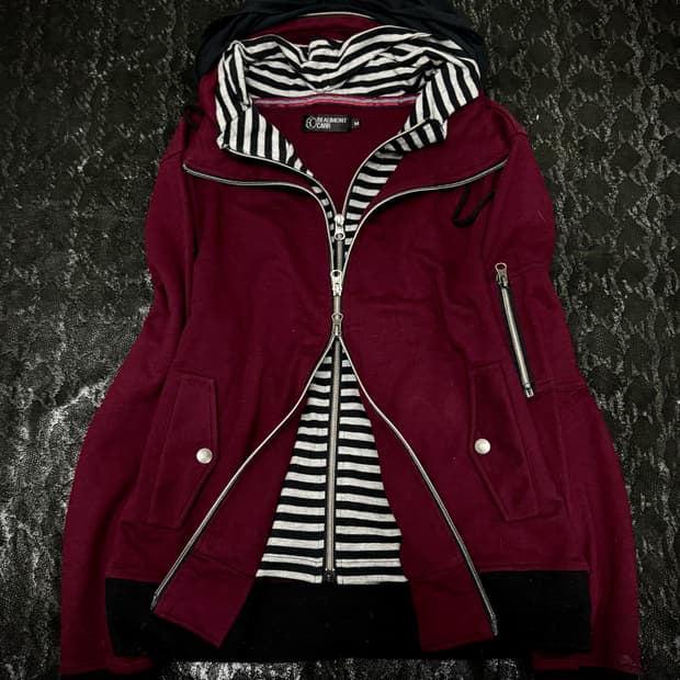 “BEAUMONT CARR” Stripe Layered Bono-Hood