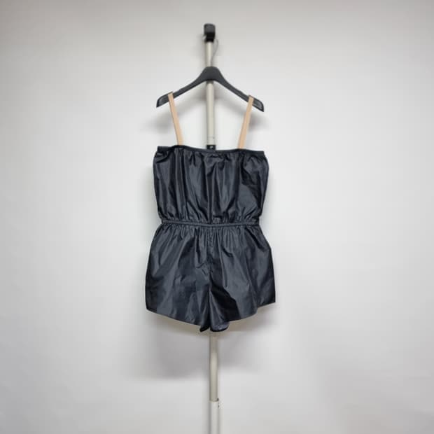 불릿포인트 블랙 성인발레 웜업 점프수트 L 77