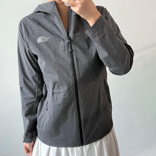 [M] 노스페이스 그레이 후드 바람막이