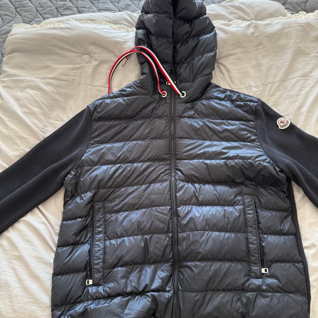 몽클레어 후드 니트집업XL