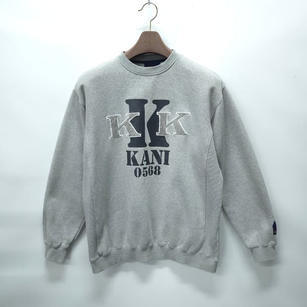 칼카니 남성 패치로고 기모맨투맨 100