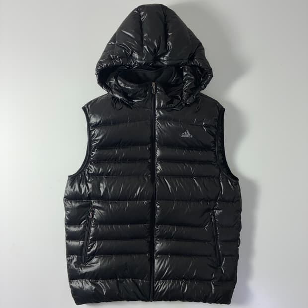 Adidas 아크다스00‘s 유광 패티드 구스다운 베스트 패딩