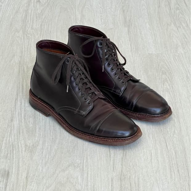 Alden 알든 코도반 캡토부츠 베리라스트 us8 260-265 