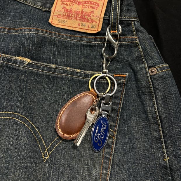 american style keyring