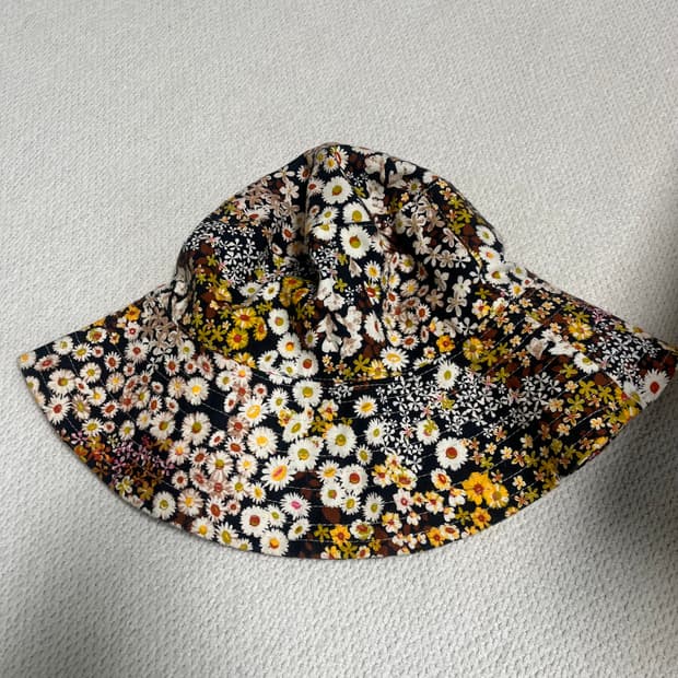 망고 플라워 벙거지 모자