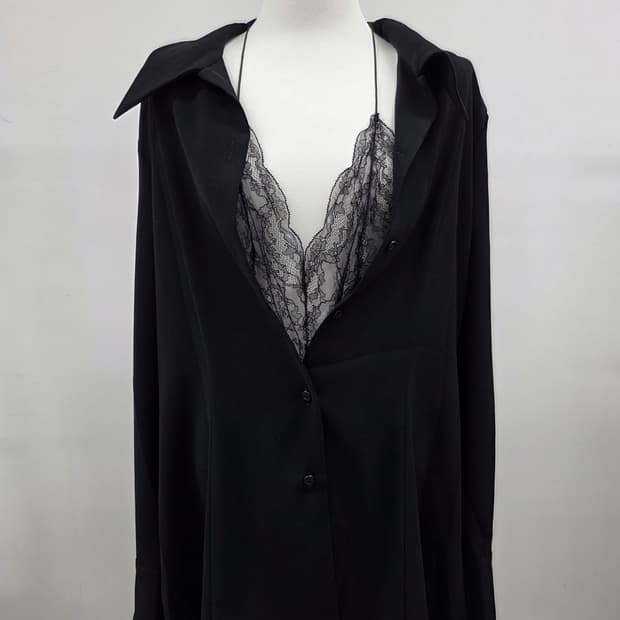 S)메종마르지엘라 시스루 셔츠