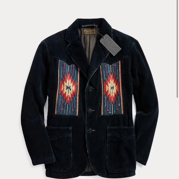 RRL 더블알엘 리미티드 코듀로이 핸드우븐 자켓 S