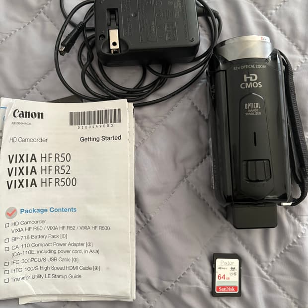 캐논 VIXIA HF R52 캠코더