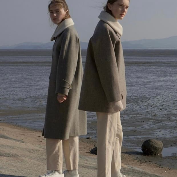 낫띵리튼 신슐레이트 롱코트 (오트밀그레이)