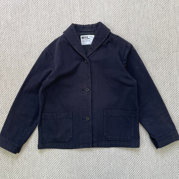 마가렛호웰 코튼 네이비 워크자켓 