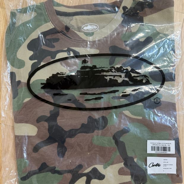 코르테이즈 써멀 카모 우드랜드 롱슬리브 corteiz thermal