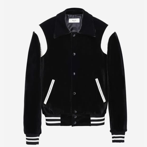 롤링 스튜디오 벨벳 바시티 자켓