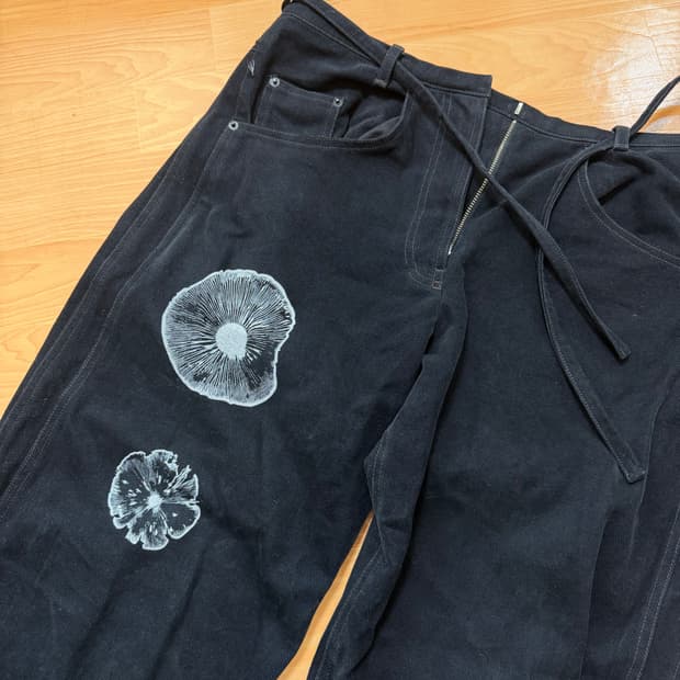 오들리워크샵 arcane cinch back trousers 팬츠 M