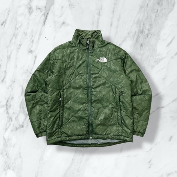 노스페이스 그린 경량 패딩 